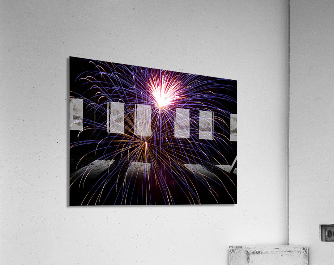 Fireworks - July 7 Acrylic Print