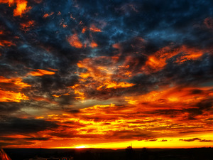 Fiery Sunset