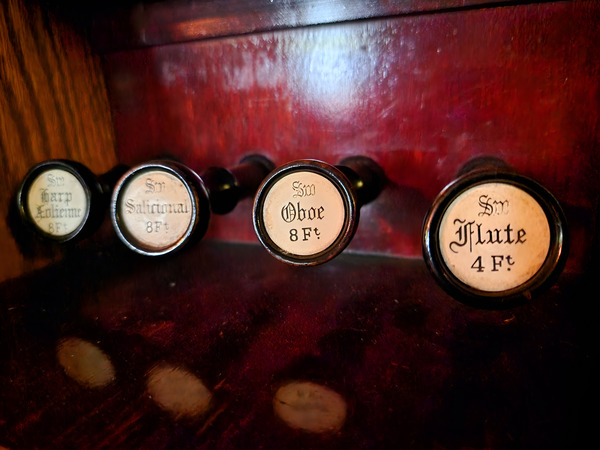 Old Shade Church Buttons Print