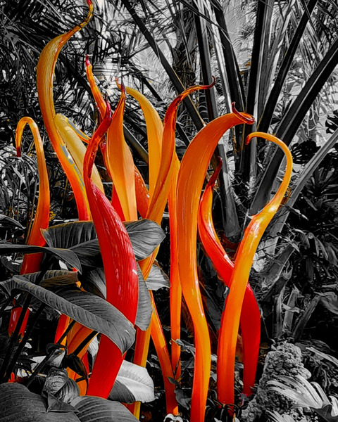 Glass Sculpture Print