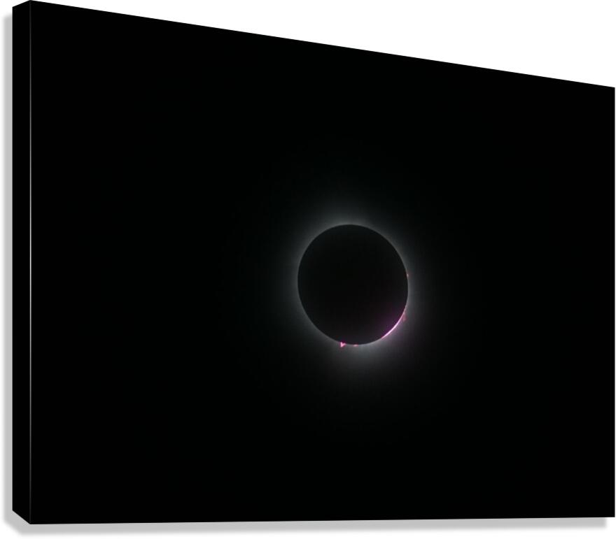 Great American Total Solar Eclipse April 8 2024 1  Canvas Print