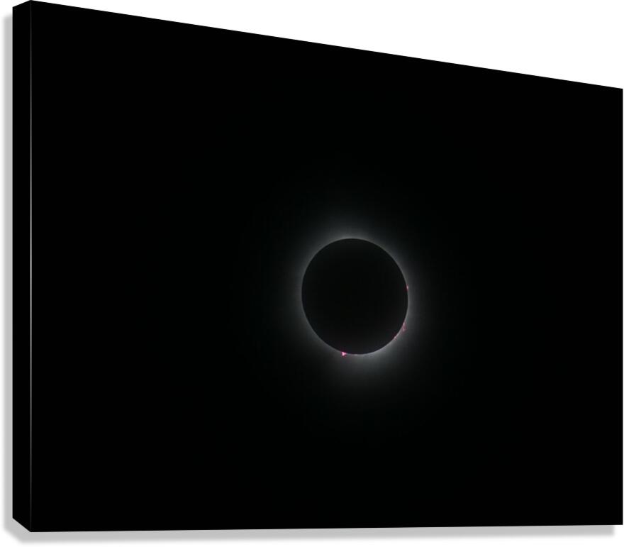 Great American Total Solar Eclipse April 8 2024 2  Canvas Print