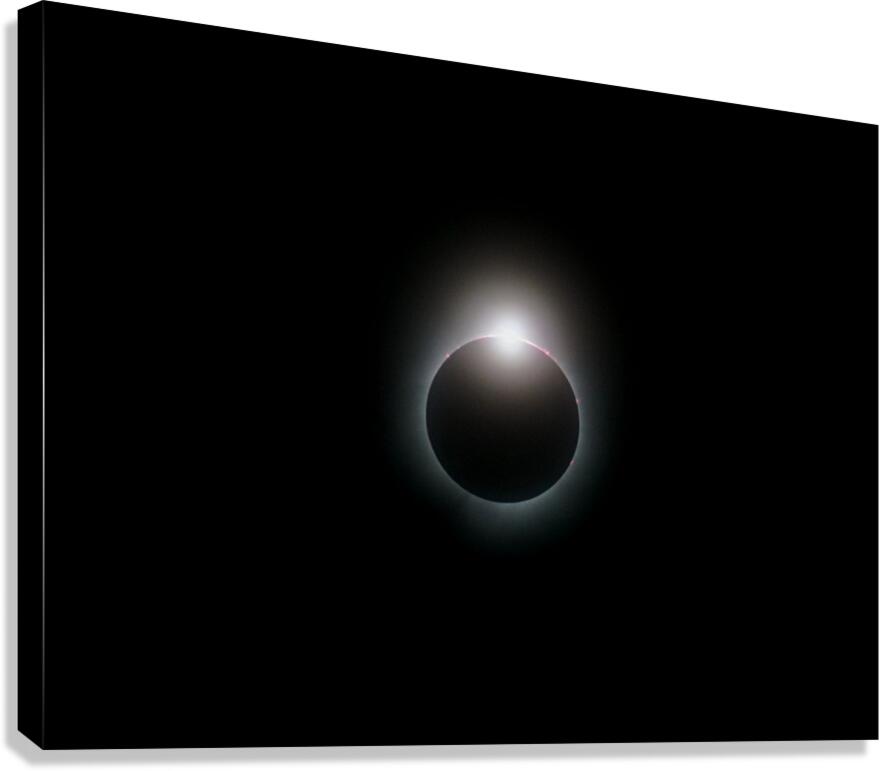 Great American Total Solar Eclipse April 8 2024 4 Canvas Print