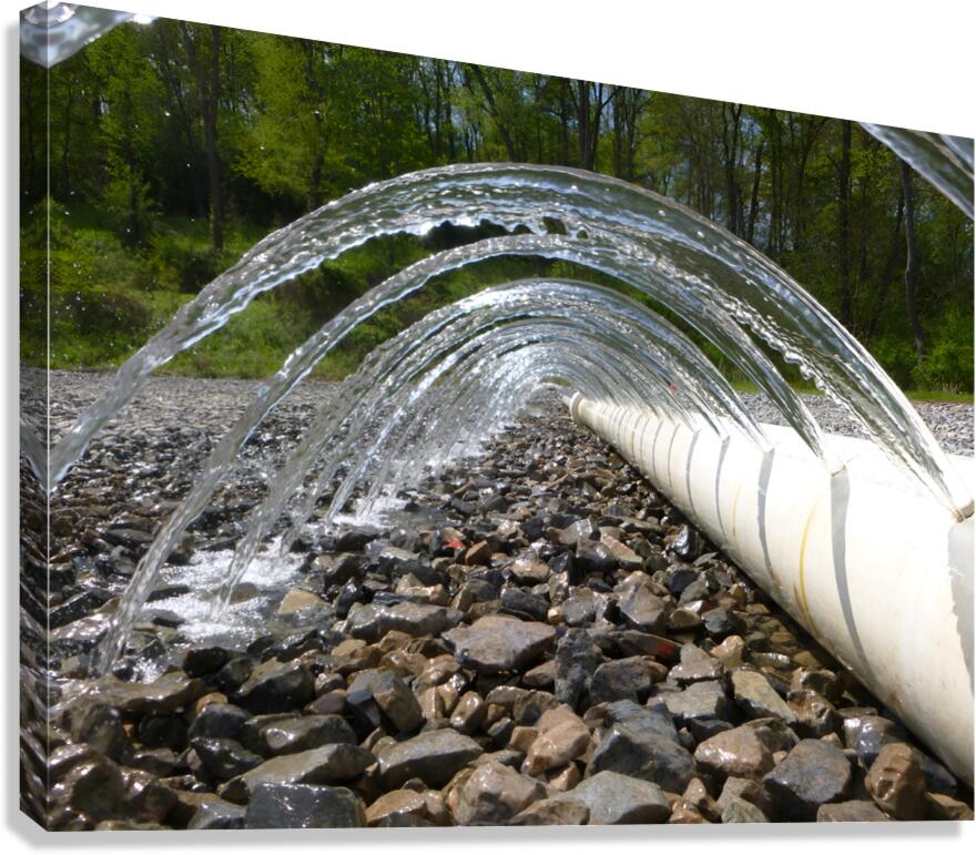 Big Run Water Arches Canvas Print