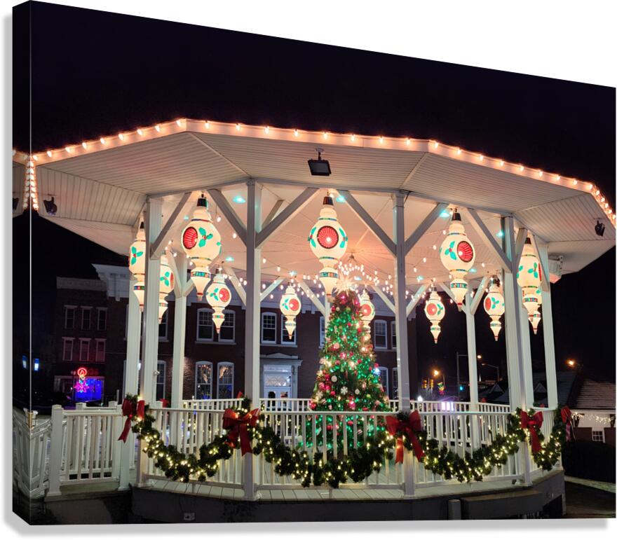 Windber Christmas Gazebo Canvas Print