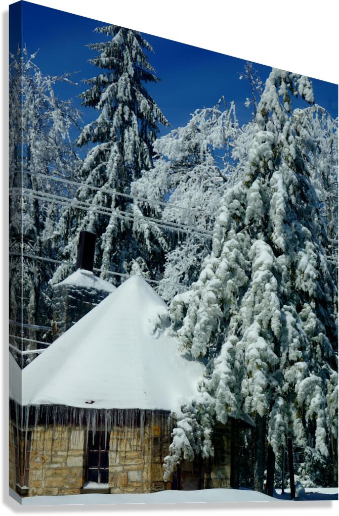 Laurel Mountain Winter Canvas Print