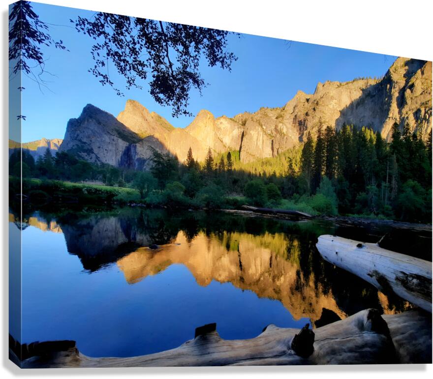 Yosemite Morning Reflections  Canvas Print