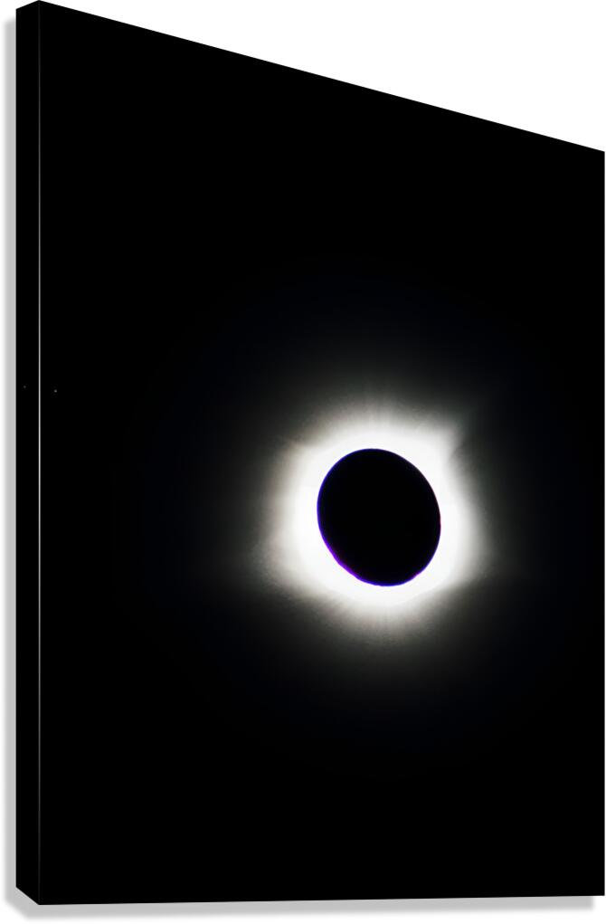 Total Solar Eclipse 1 8-21-17 Canvas Print