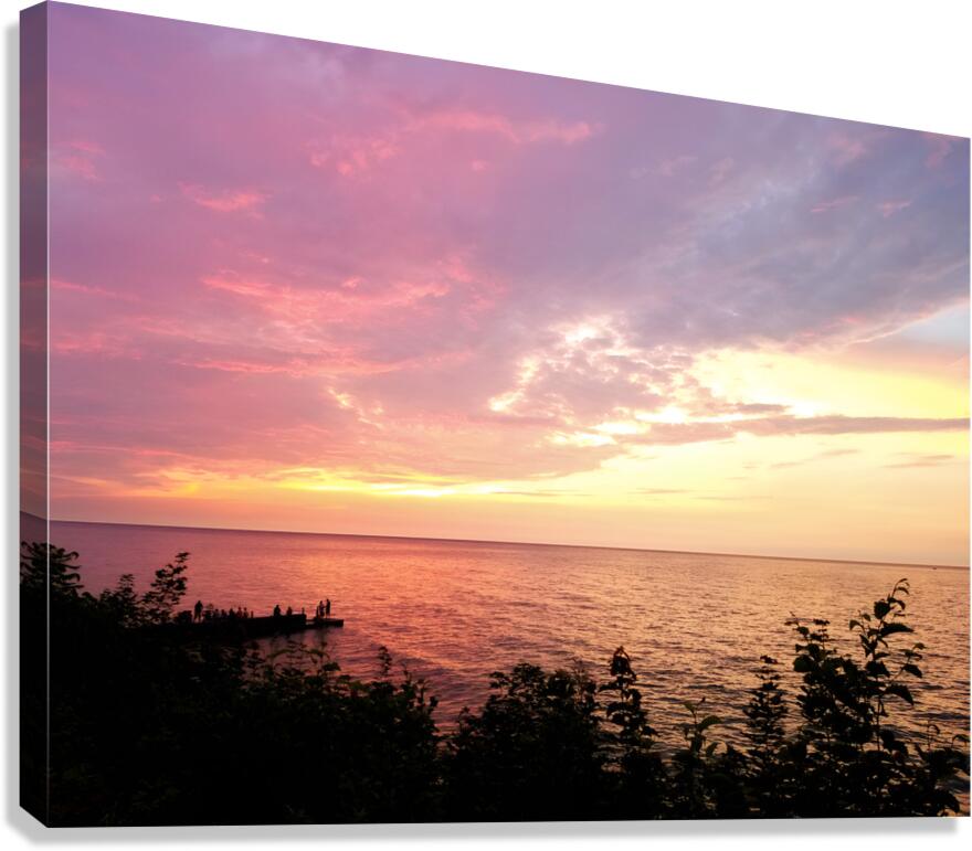 Lake Erie Sunset Canvas Print