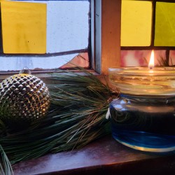 Old Shade Church Christmas Decor