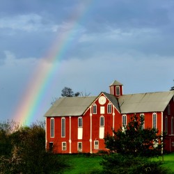 Rainbow & Barn