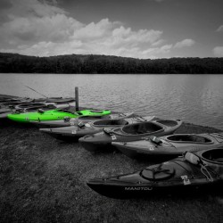 Green Kayak