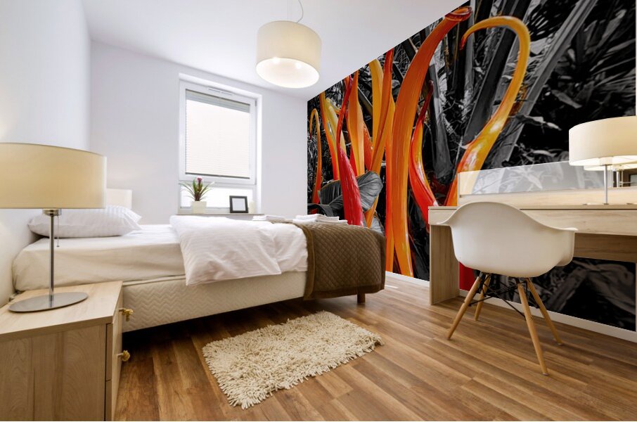 Glass Sculpture Mural print