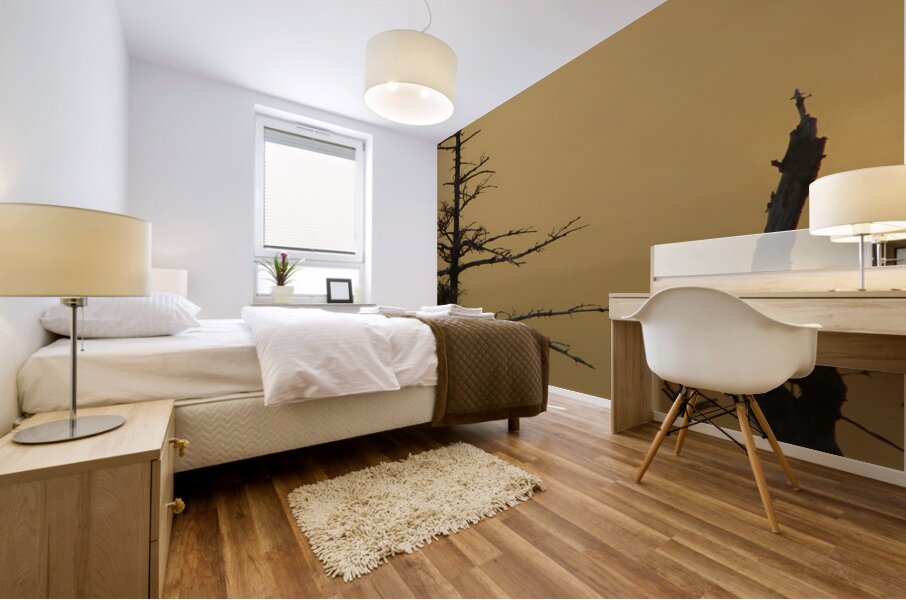 Golden Sunrise Mural print