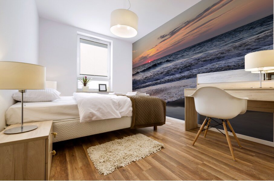 Beach Sunrise Mural print