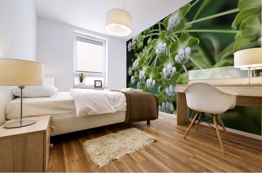 Poke Milkweed Mural print