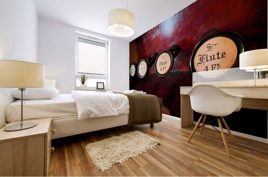 Old Shade Church Buttons Mural print