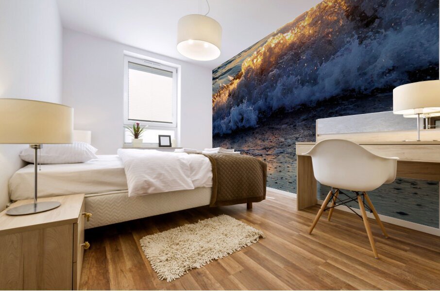 First Rays On Surf Mural print