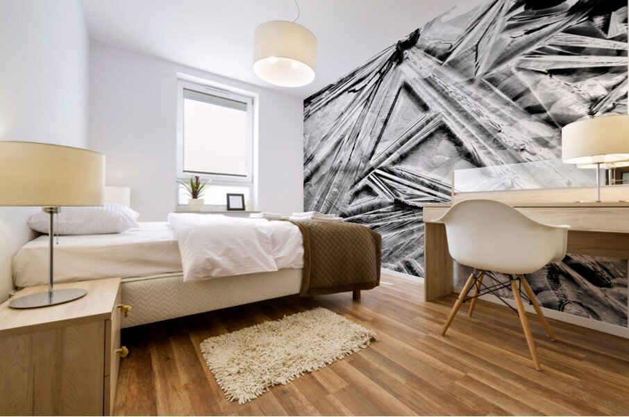 Geometric Ice Mural print