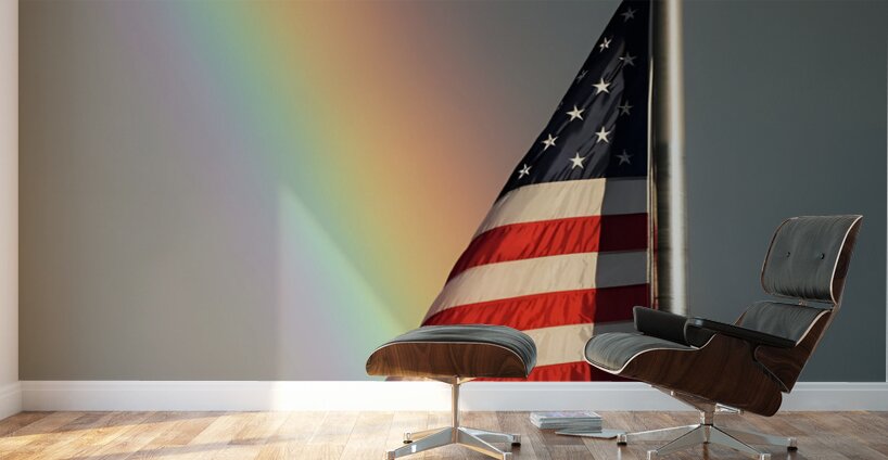 Rainbow & Flag Wall Murals