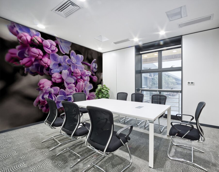 Lilac Wall Printing