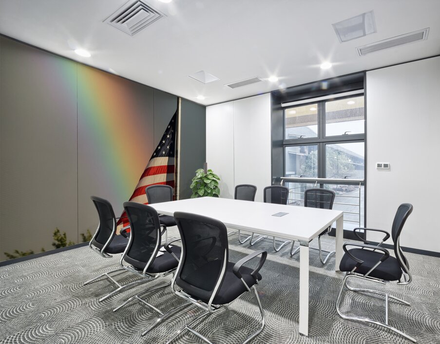 Rainbow & Flag Wall Printing