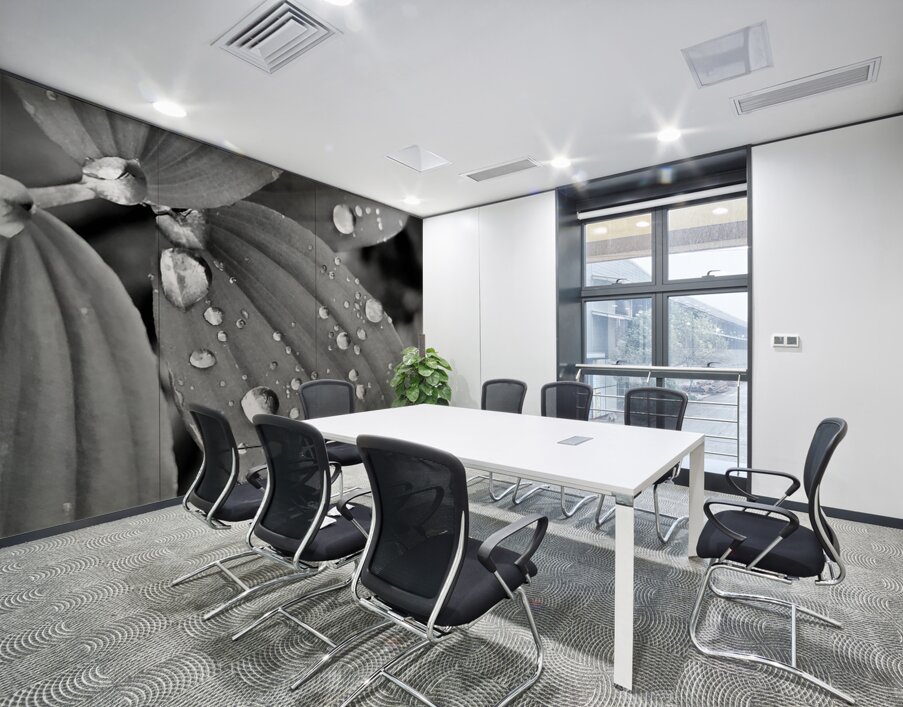 Raindrops Wall Printing