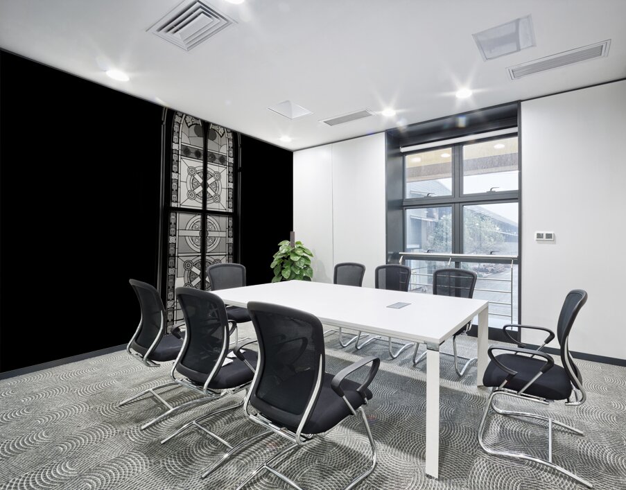 Old Shade Church Stain Glass Wall Printing