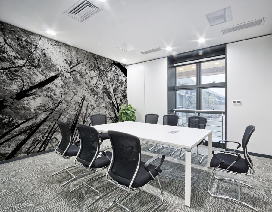 Forest Canopy Wall Printing