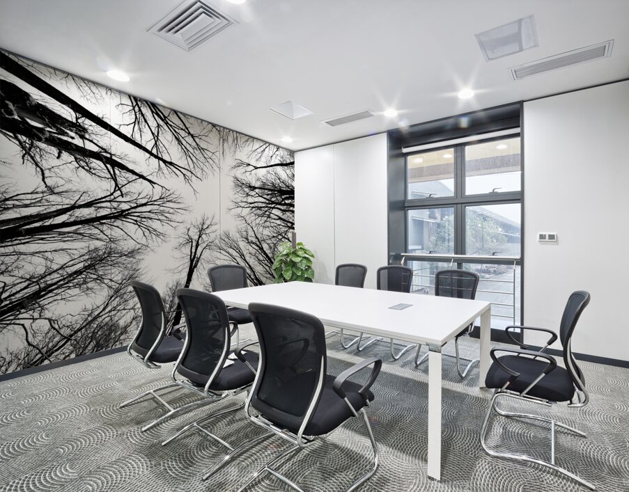 Winter Canopy Wall Printing