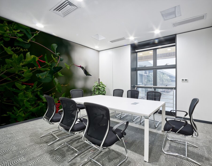 Nectaring Hummingbird Wall Printing