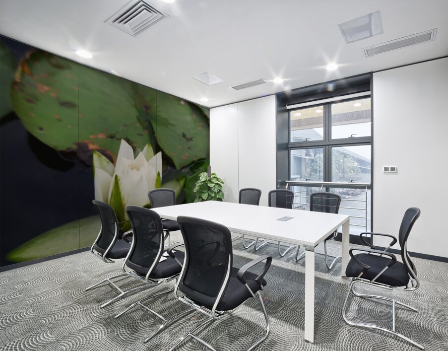 Water Lily Wall Printing