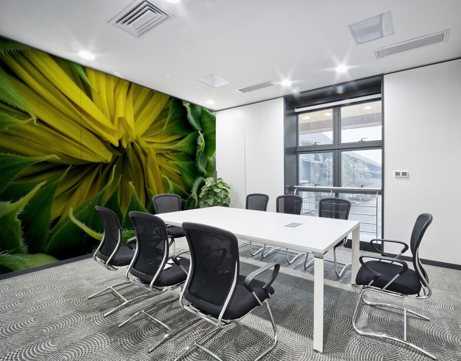 Sunflower Bud Wall Printing