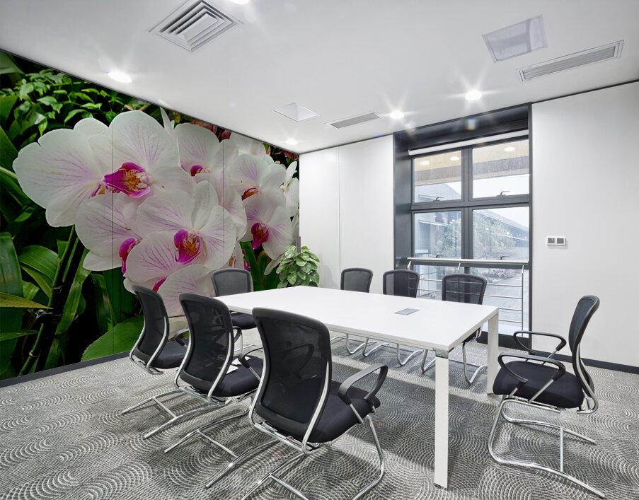 Orchid Cluster Wall Printing