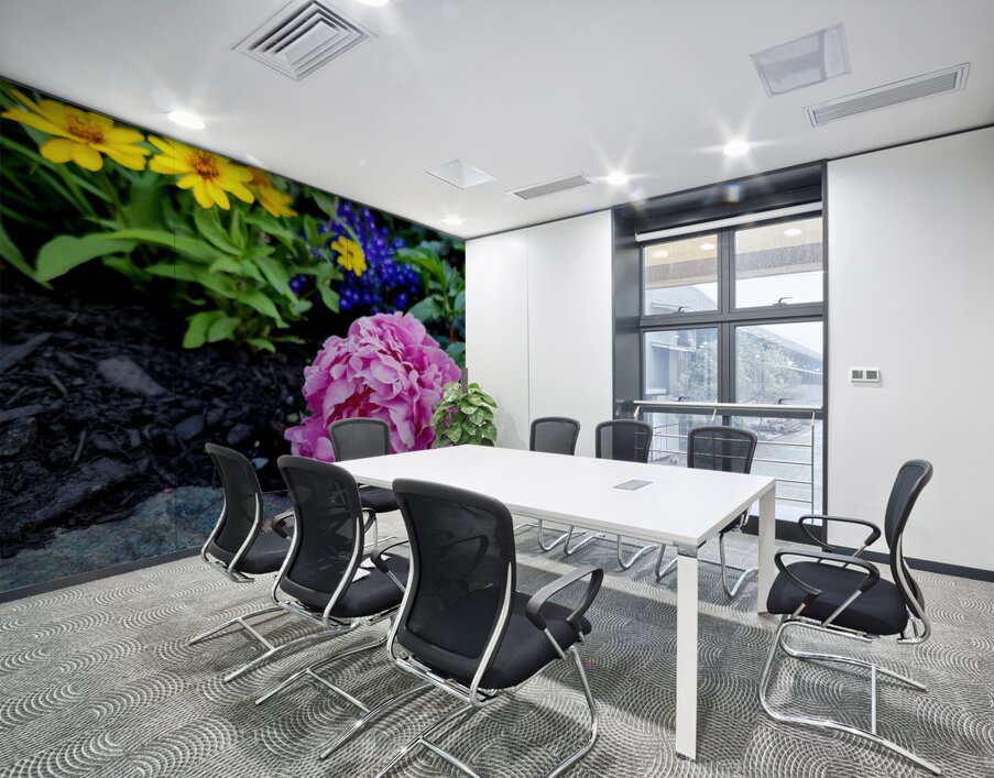 VT Peony 1 Wall Printing