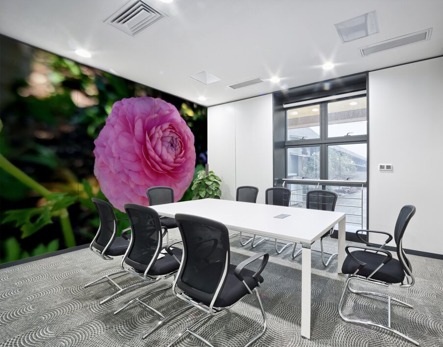 Ranunculus Wall Printing