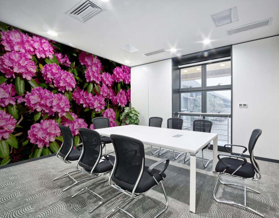 Rhododendron Wall Printing