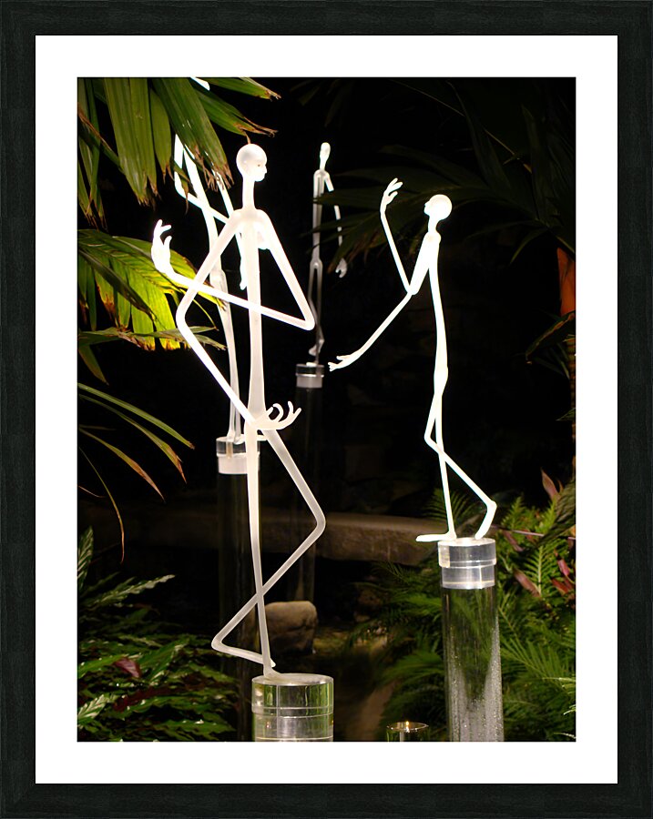 Ghostly Aliens Picture Frame print