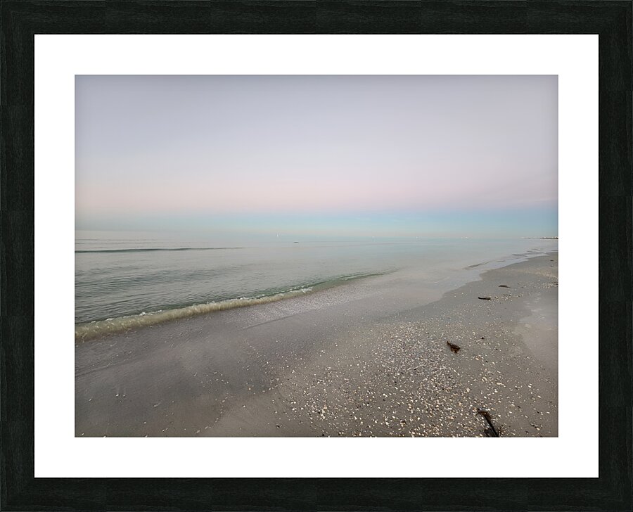 Beach Dawn Picture Frame print