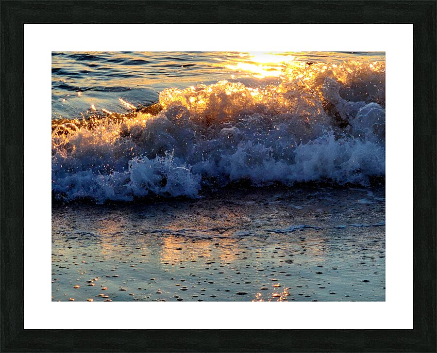 First Rays On Surf Picture Frame print