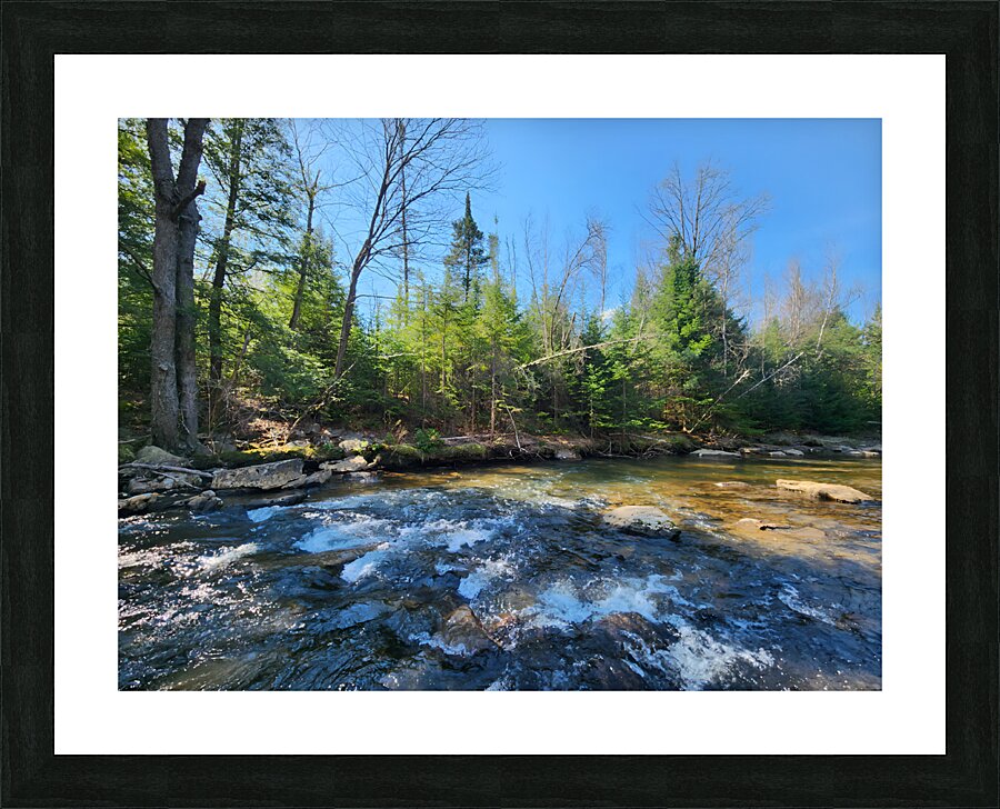 Clear Shade Creek Picture Frame print