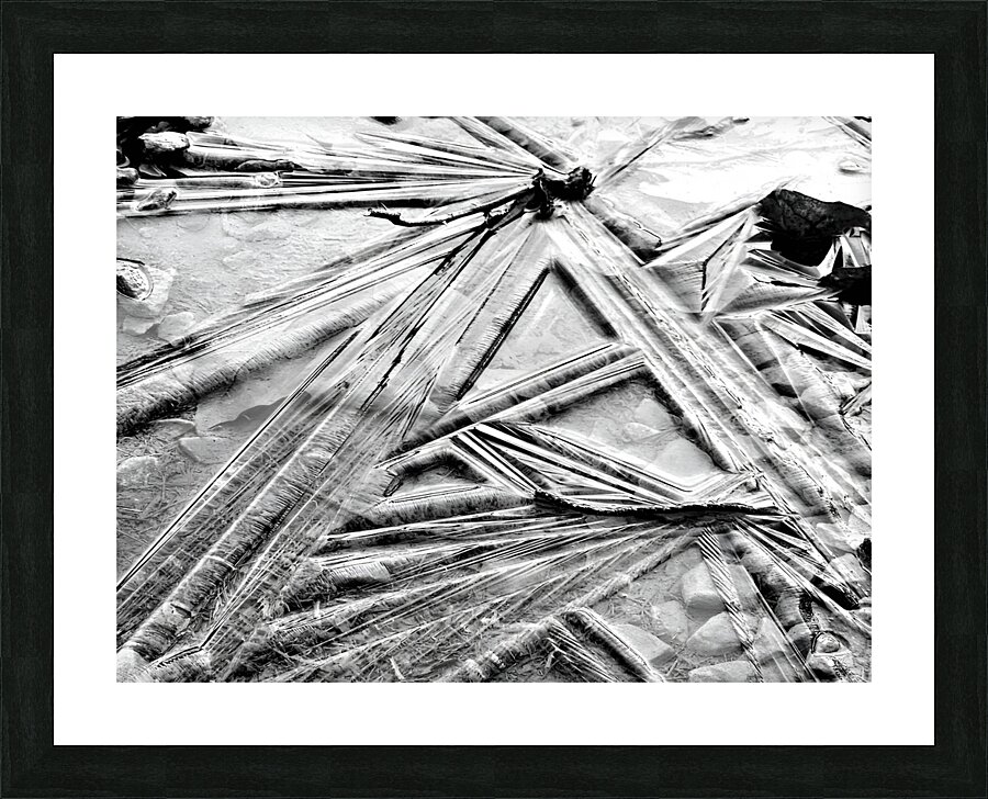Geometric Ice Picture Frame print