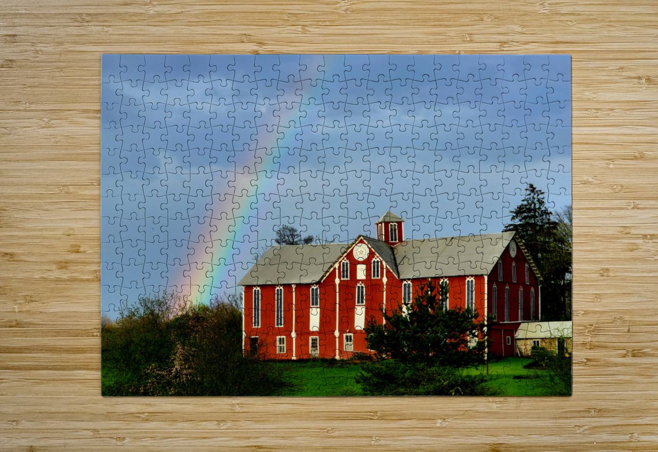 Rainbow & Barn Earthshine Emporium Puzzle printing