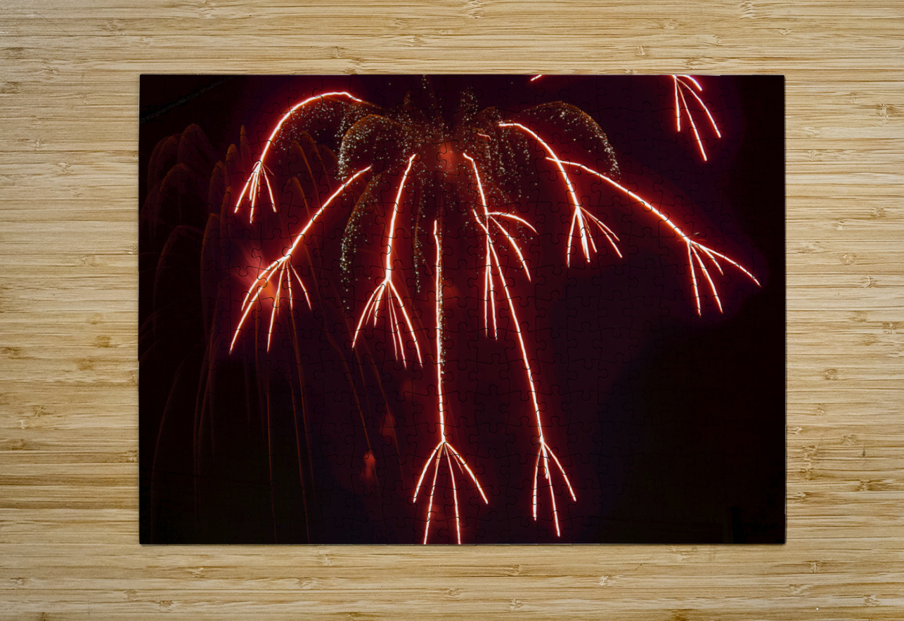 Fireworks Red Dragon Earthshine Emporium Puzzle printing