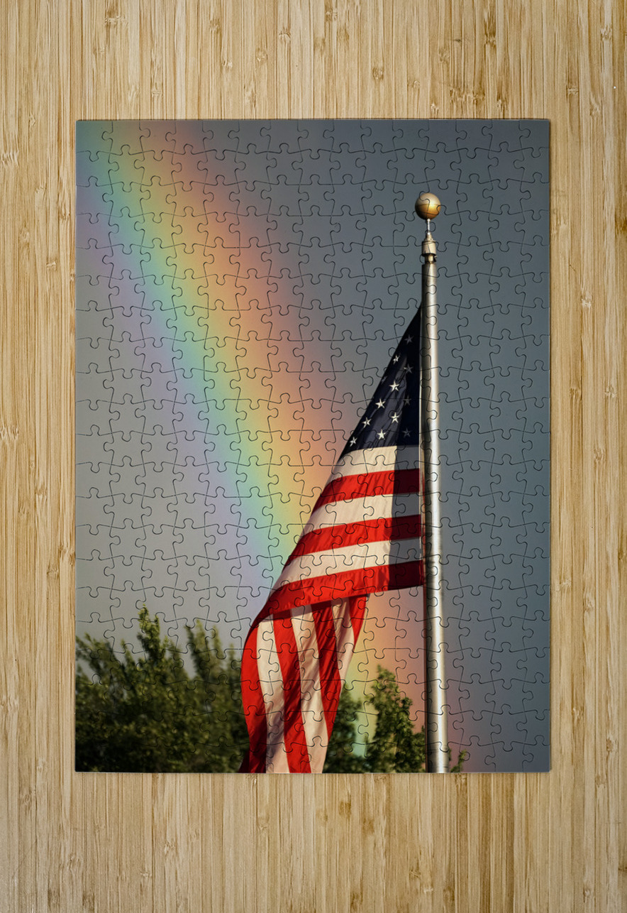 Rainbow & Flag Earthshine Emporium Puzzle printing