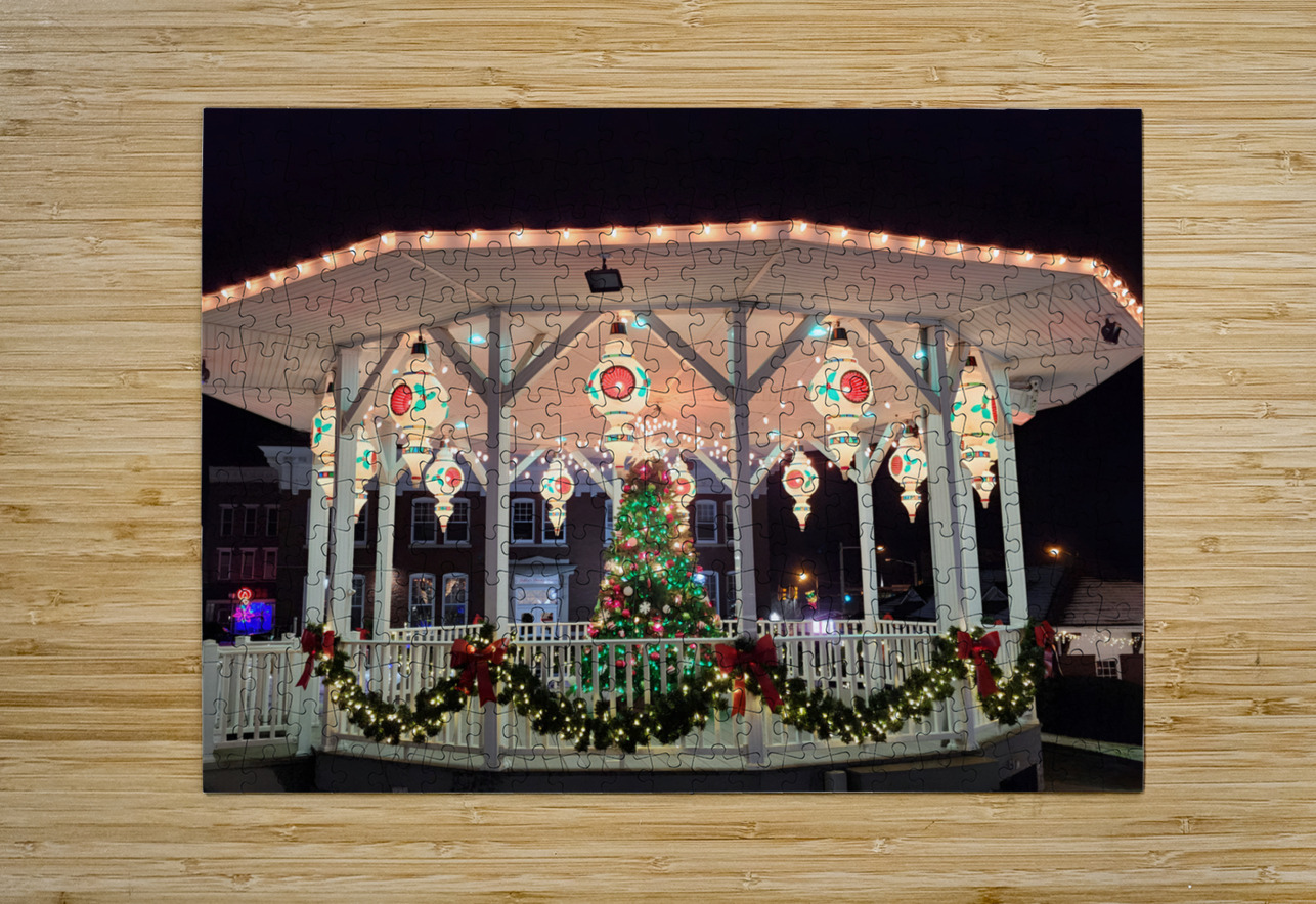 Windber Christmas Gazebo Earthshine Emporium Puzzle printing