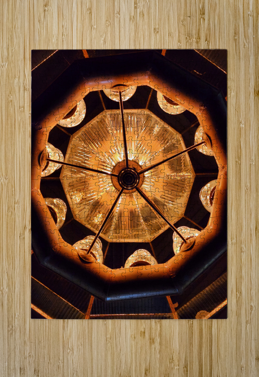 Old Shade Church Chandelier Earthshine Emporium Puzzle printing