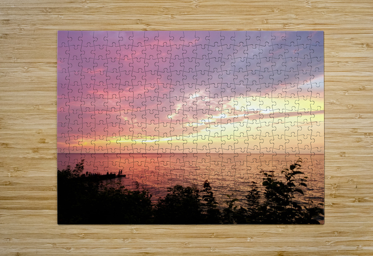 Lake Erie Sunset Earthshine Emporium Puzzle printing