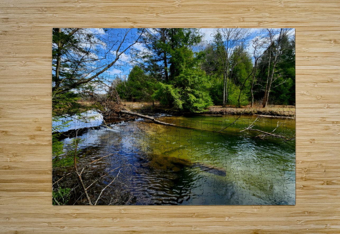 Spring At Clear Shade Creek Earthshine Emporium Puzzle printing