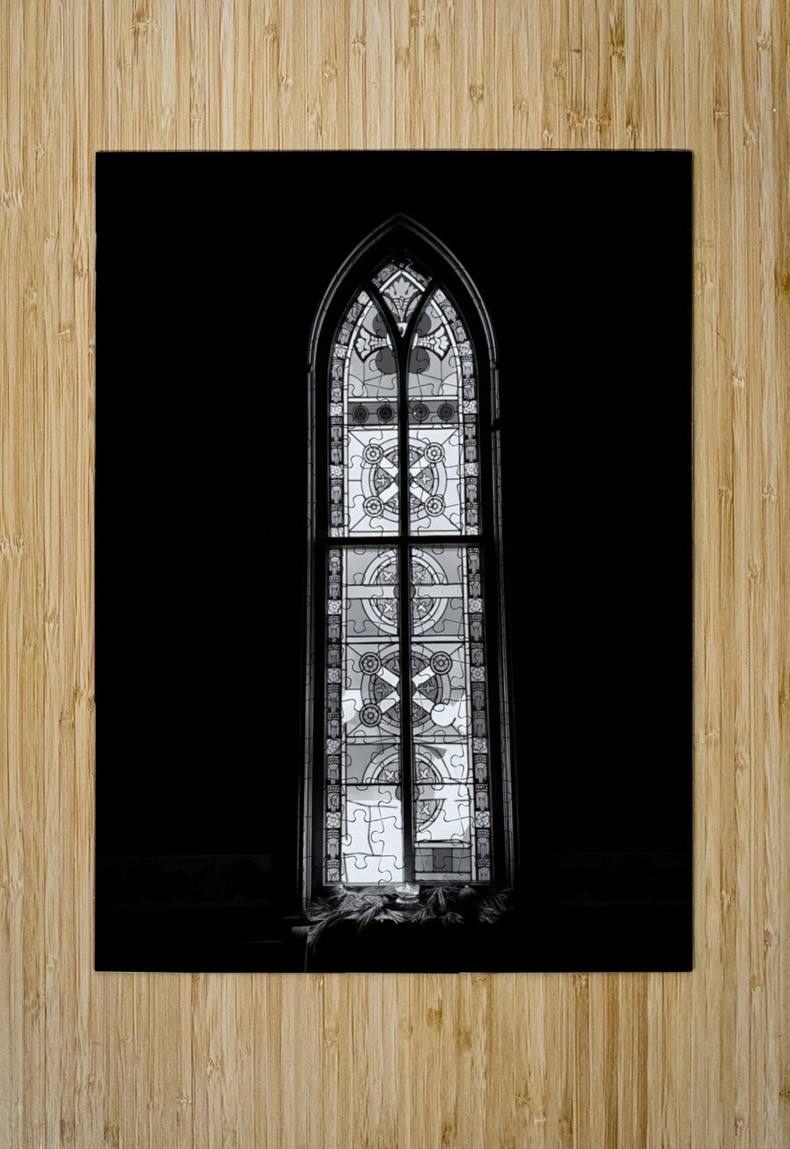 Old Shade Church Stain Glass Earthshine Emporium Puzzle printing